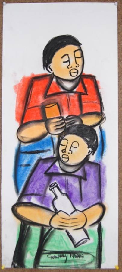 GODFREY NDABA PASTELS