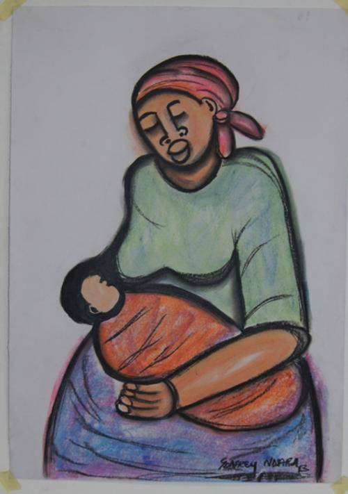 GODFREY NDABA PASTELS