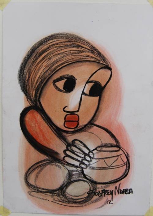 GODFREY NDABA PASTELS