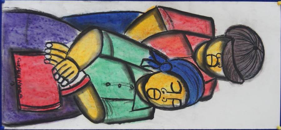 GODFREY NDABA PASTELS