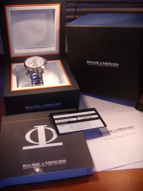BAUME & MERCIER AUTOMATIC CHRONO   ^^NEW^^  *WARRANTY* @@ NO RESERVES@@