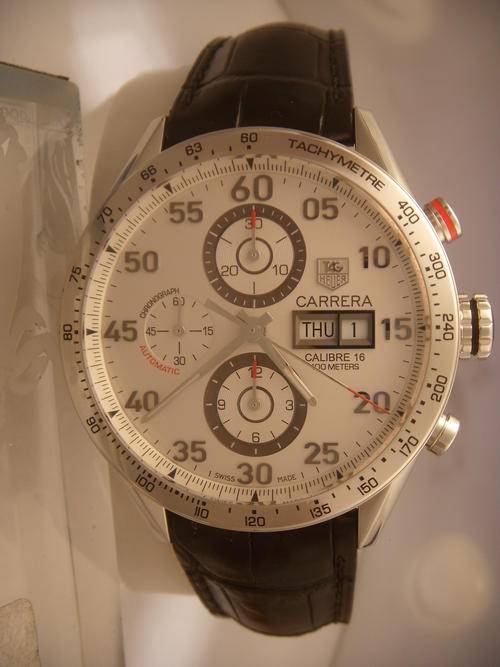 TAG HEUER CARRERA CHRONOGRAPH  NEW DEMO     @ESTATE@    NO RESERVES