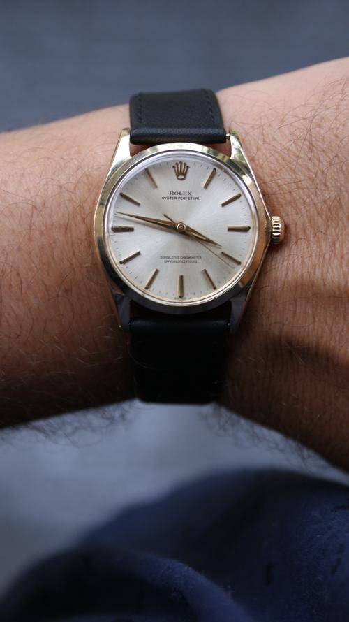 Rolex Oyster Perpetual SOLID GOLD   ****** EXCELLENT *******     NO RESERVES