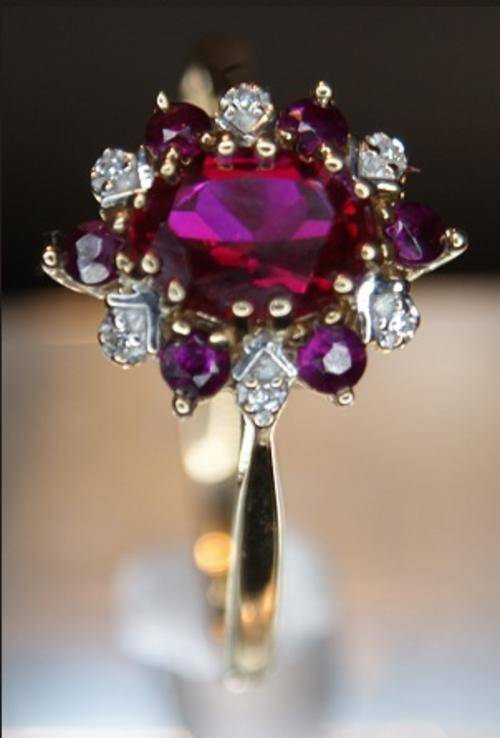 DIAMONDS AND RUBIES RING GORGEOUS #NO RESERVES# LIQUIDATION