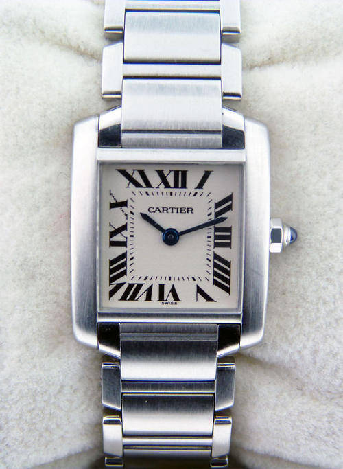 Lady's Cartier Tank Francaise @@ NO RESERVES@@ GENUINE AUCTION