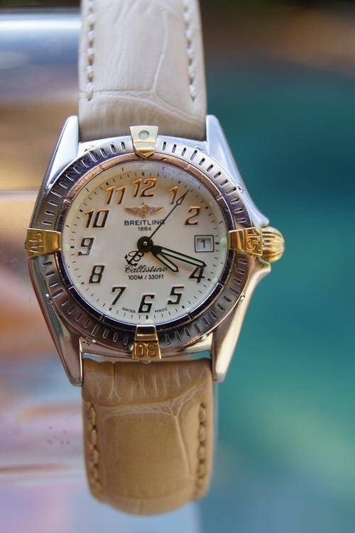 BREITLING  Callistino GOLD -  Lady  @@ NO RESERVES@@ GENUINE AUCTION