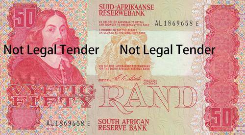 R50 note - CL Stals - Uncirculated Condition