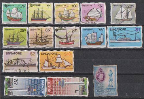 Singapore x 15 Different Stamps - 2004 CV R150.00+