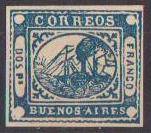Buenos Aires1858 - 2ps  CVR4500.00 if genuine