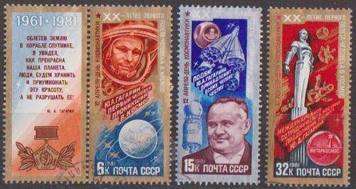 Russia 1981 - Complete Set Of 3  CVR110.00