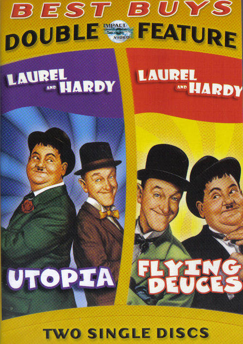 Laurel & Hardy , Utopia + Flying Deuces (Double Feature)
