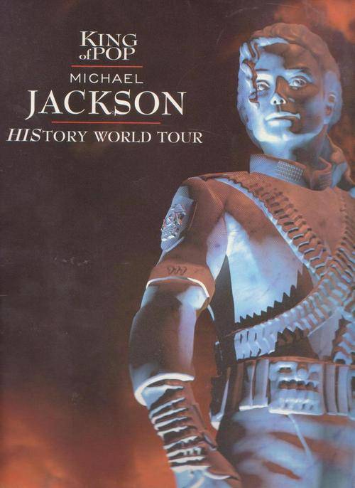 Michael Jackson - King Of Pop , History World Tour ( Large Book Incl. Colour Pictures/Posters)