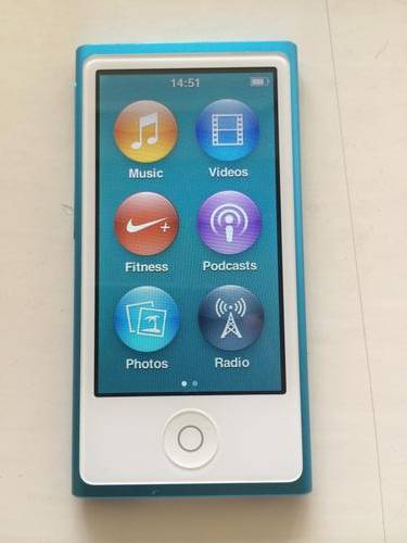 Blue iPod nano 7th generation (16GB)