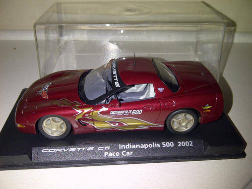 Scalextric FLY CHEVROLET CORVETTE C5 INDIANAPOLIS 500 PACE CAR 2002 RARE 1/32 SLOT CAR