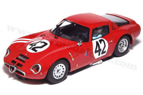 Scalextric FLY Alfa Romeo TZ2 24h Le Mans 1965 No.42 LTD ED 500 ONLY RARE 1/32 SLOT CAR