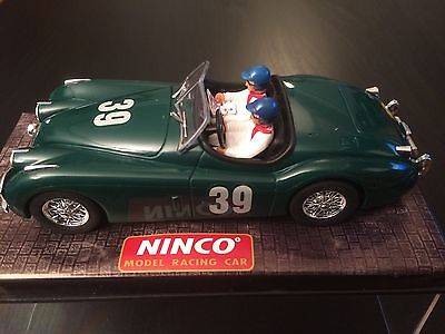 Scalextric NINCO Jaguar XK 120 Liege Rome Liege  Classic RF 50160  very rare BRAND NEW 1/32 SLOT CAR