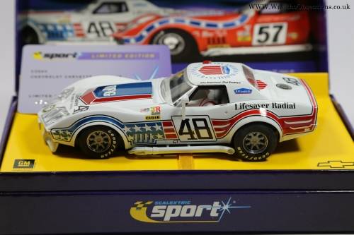 Scalextric SALE CHEVROLET CORVETTE L88 AMERICAN MUSCLE CAR LTD ED 1/32 SLOT CAR