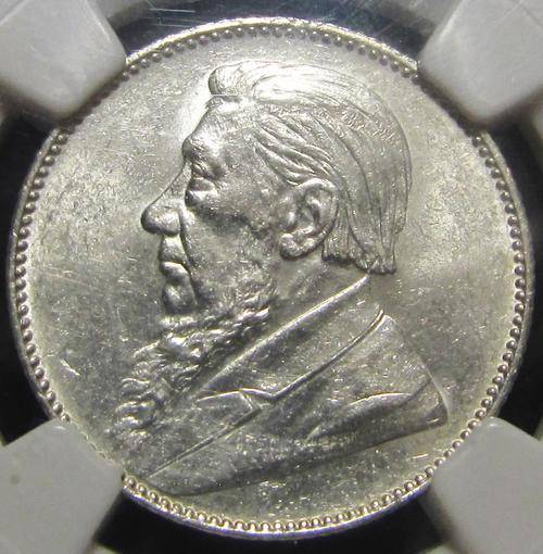 1897 Shilling NGC Graded AU55-Bright and Lustrous