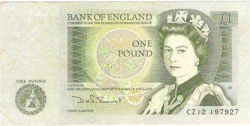 Great Britain 1 Pound ND(1981-84) P.377b VF condition