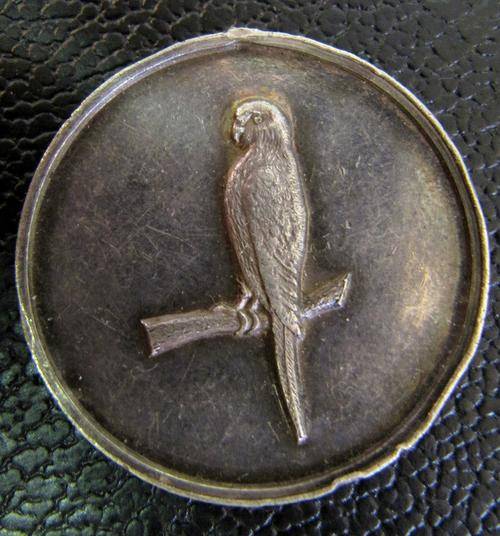 1946 Best Budgerigar STERLING SILVER 925  medal awarded to VH Flack-CRAZY R1 START!!!