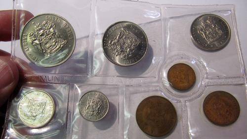 1978 SA Mint/UNC set - with 1/2 cent coin