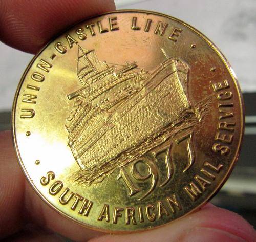 120yrs of the Union Line 1857-1977 medallion