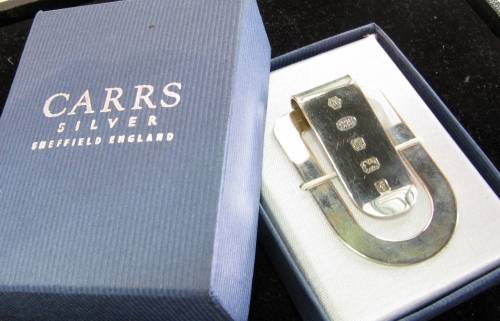 Sterling Silver Money-Clip by Carrs, Sheffield