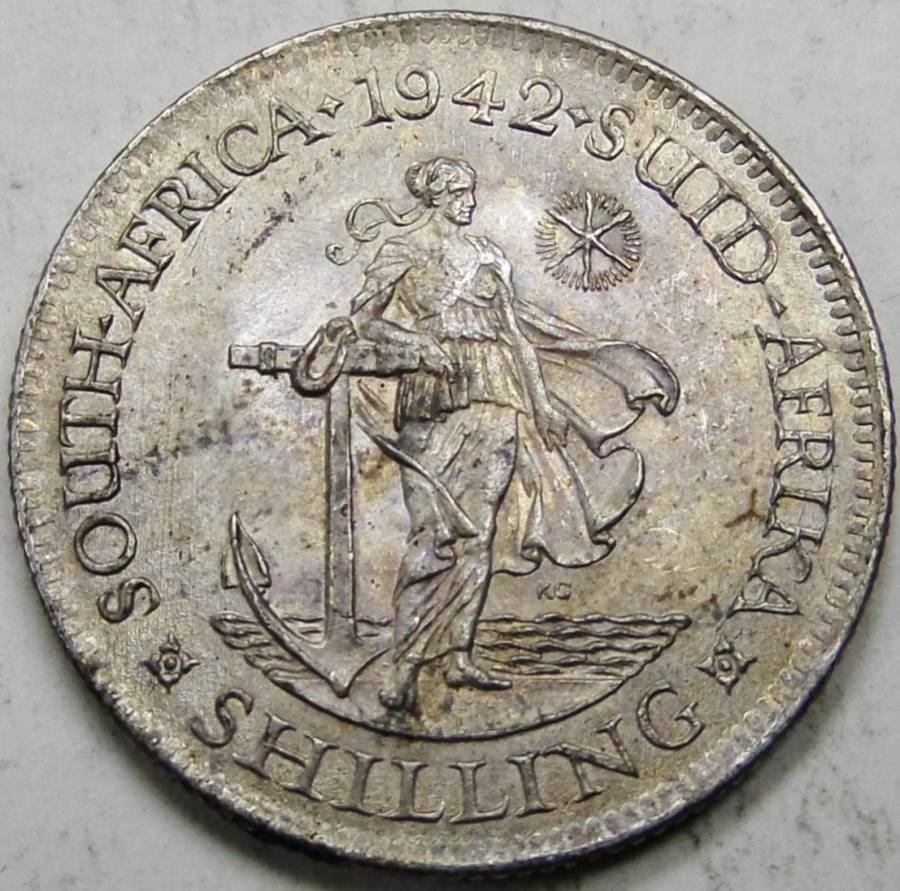 1942 Union of South Africa Shilling