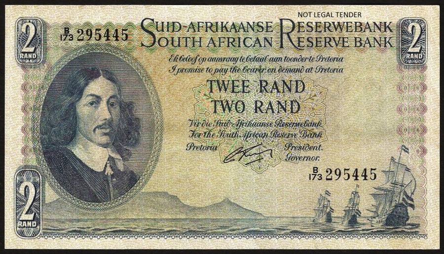 SA 2 Rand 1962 (Rissik 1st Issue)Afrikaans,