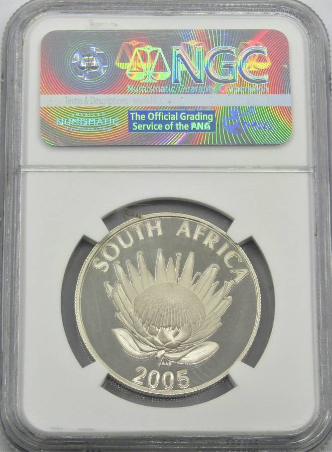 2005 Albert Luthuli SR1 NGC Graded PF70 Ultra Cameo-FINEST KNOWN