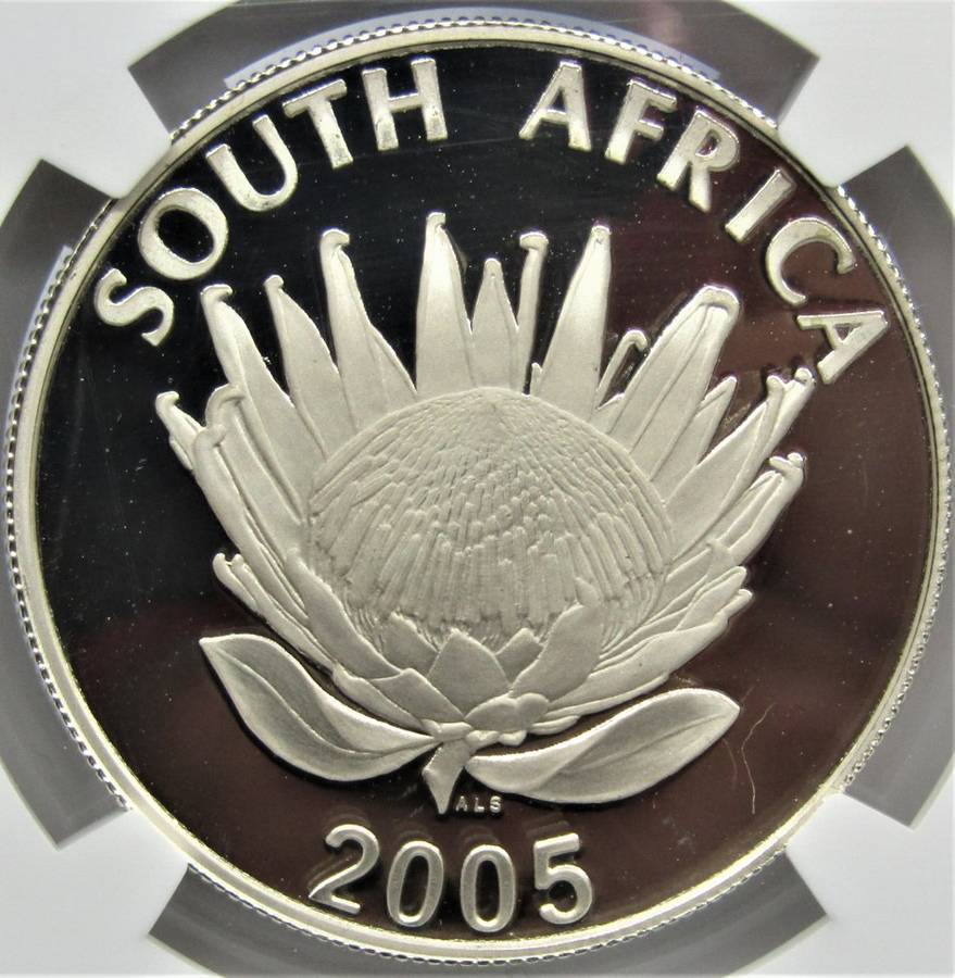 2005 Albert Luthuli SR1 NGC Graded PF70 Ultra Cameo-FINEST KNOWN