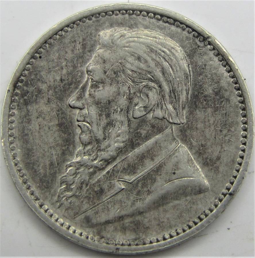1892 ZAR 3 pence-LOW MINTAGE 24000