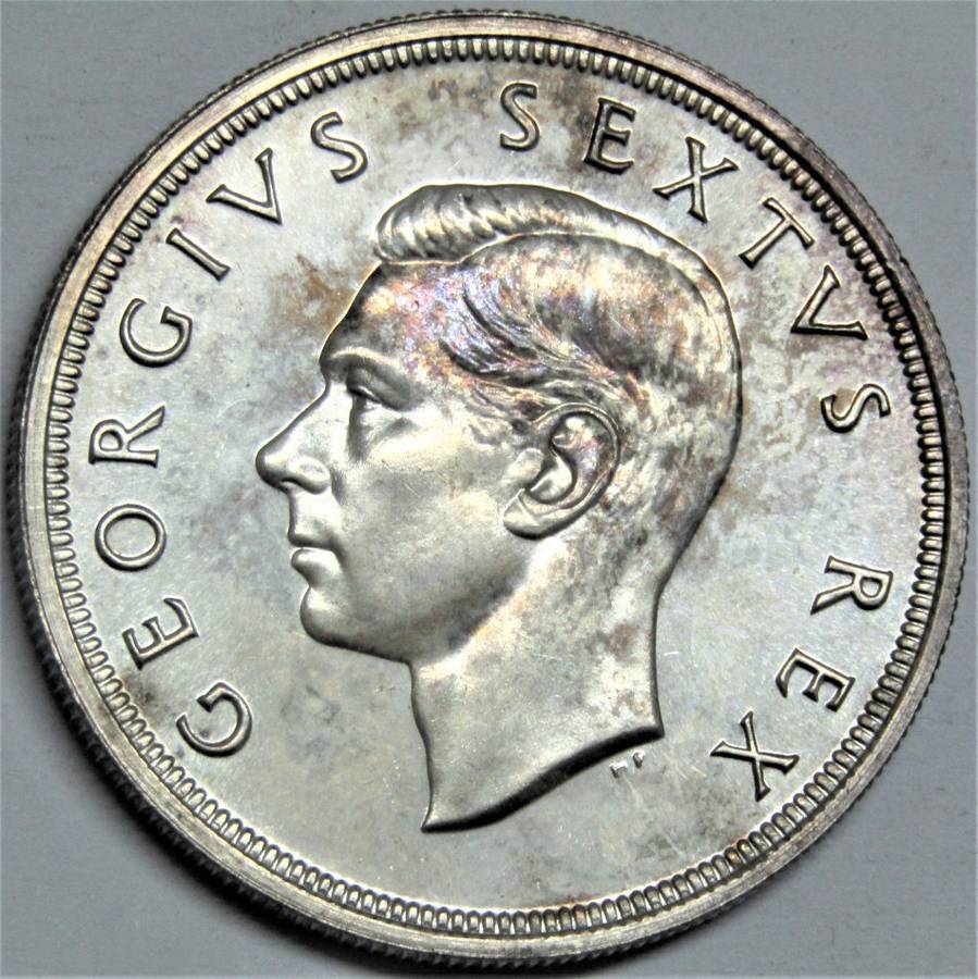 1948 Union of South Africa 5 Shillings GEM PROOF