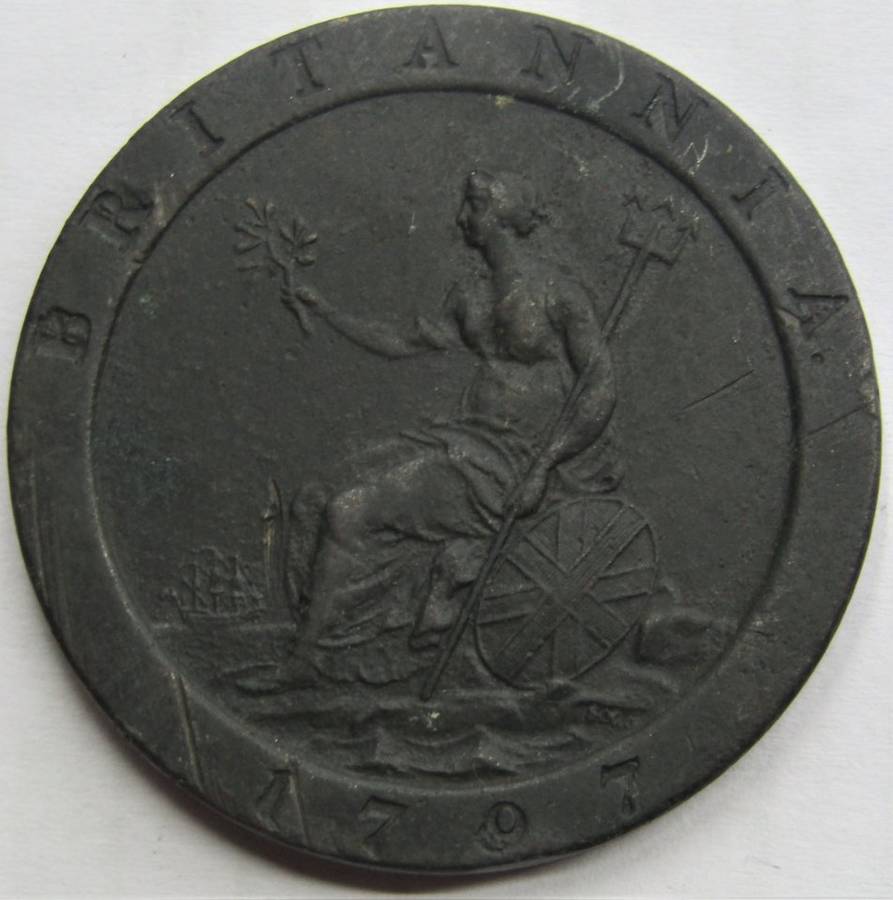 1797  Great Britain Cartwheel Penny