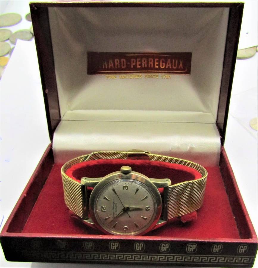 Girard Perregaux Gyromatic Circa 1950s +box "RESERVED for NICHER6731"