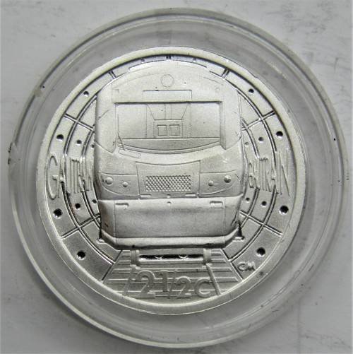 2012 Gauteng Proof Silver 2 1/2 Cents with CPT mintmark (Encapsulated as issued)