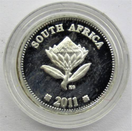 2011 Protea  Proof Silver 2 1/2 Cents