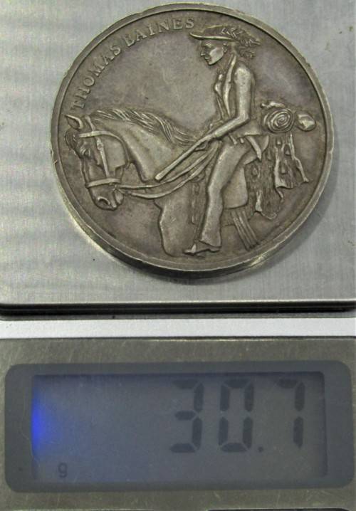 Thomas Baines Victoria Falls Expedition 1861-1864 Silver Medallion