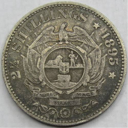 1895 ZAR 2.5 Shillings