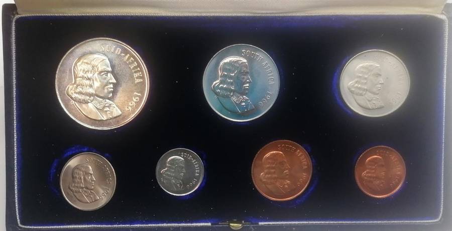 1966 Republic of South Africa Proof Set in original box of issue