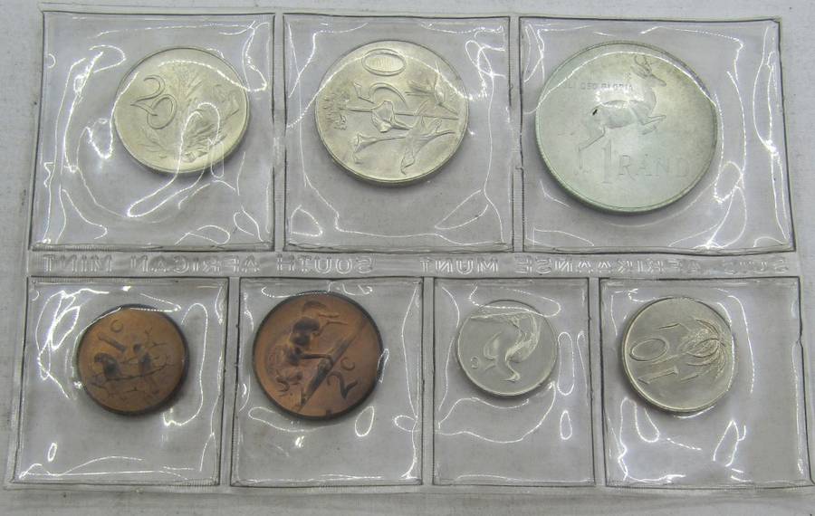 2x1968 Republic of South Africa Mint  Set in unopened perfect condition-AFRIKAANS LEGEND
