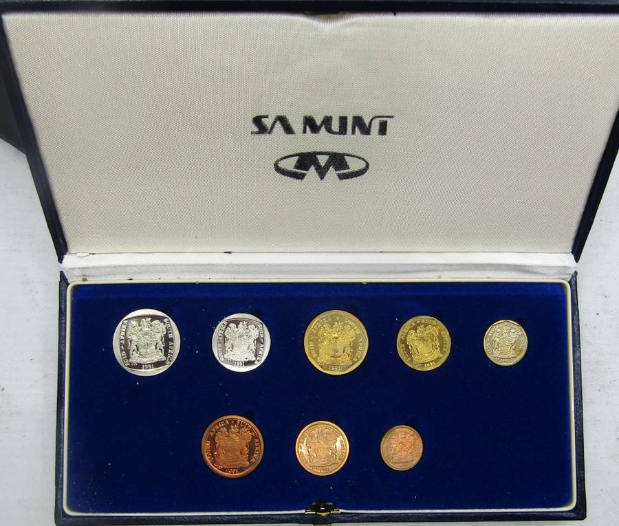 1991 Republic of South Africa Proof Set in original box of issue