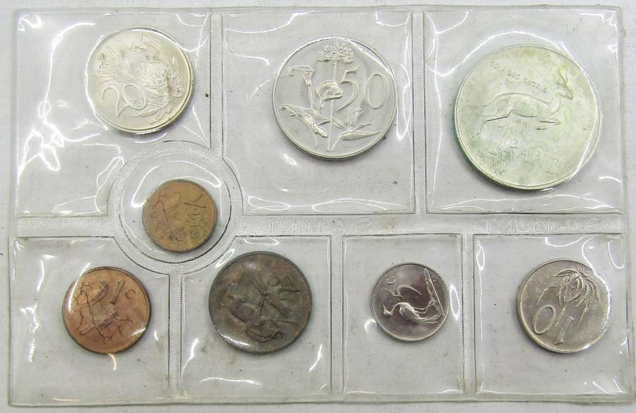 4x1976 Republic of South Africa Mint  Set with SILVER RAND  unopened as issued-4 sets available