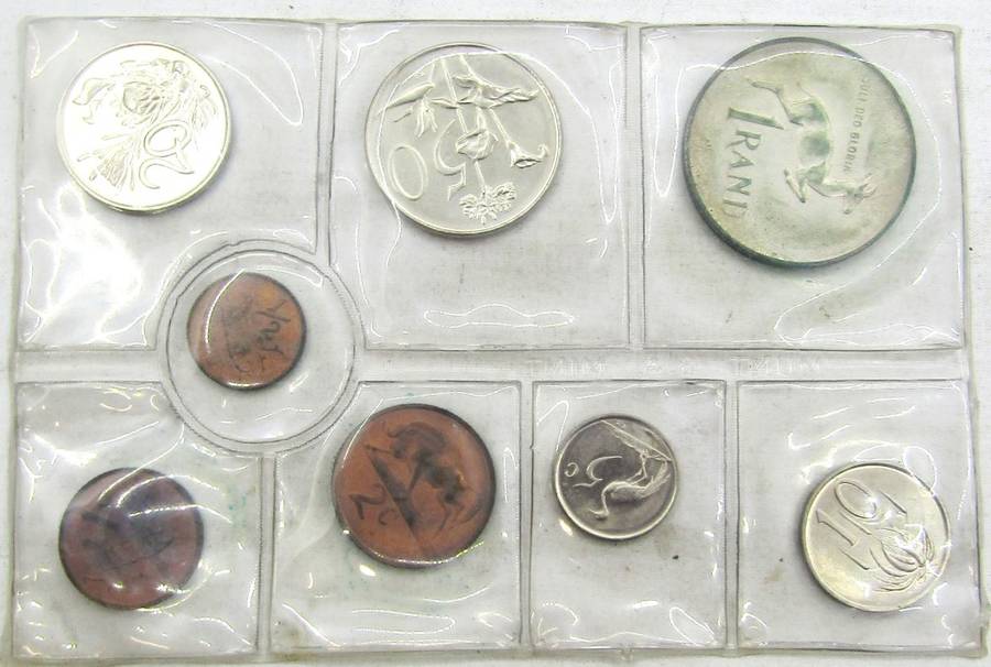 1973 Republic of South Africa Mint  Set with SILVER RAND  unopened as issued