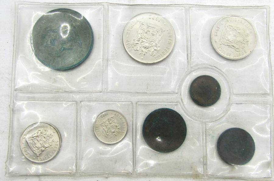 1973 Republic of South Africa Mint  Set with SILVER RAND  unopened as issued