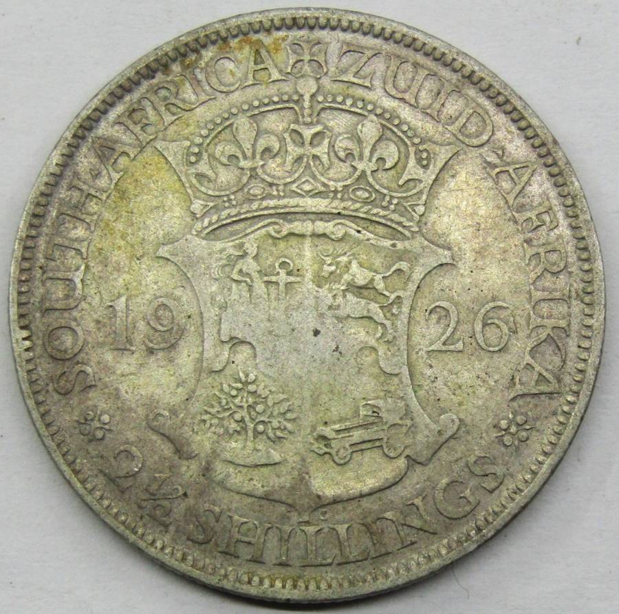 1926 Union of South Africa 2 1/2  Shillings