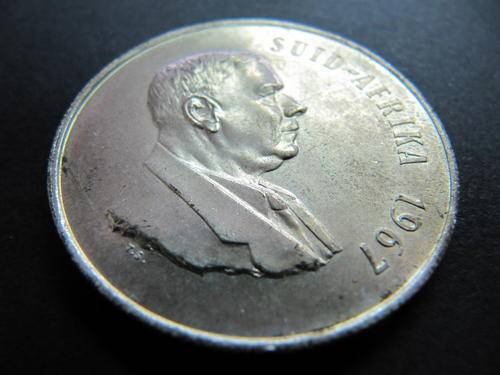 Silver R1 -DR Verwoerd-1967-Afrikaans Legend-R1 Start-No reserve!!!