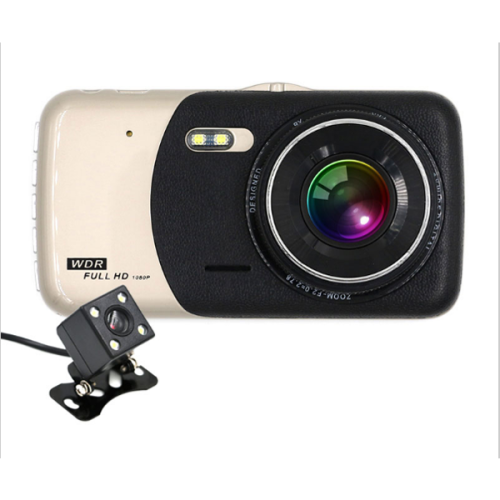 4" 1080P HD Car DVR Dual Lens Dash Camera