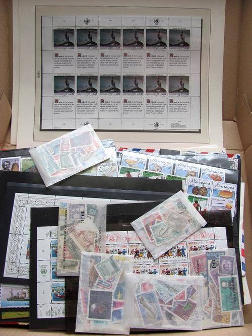 All world-Large Lot with Album & Stockcards, most in used condition