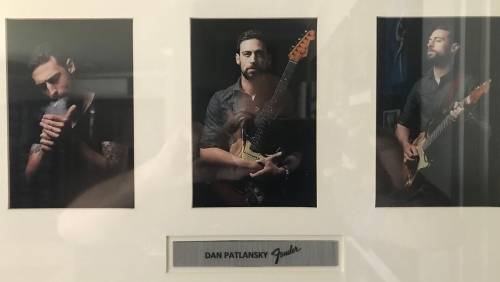 Framed Poster Signed By SA Guitar Legend Dan Patlansky